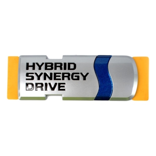 Toyota Tailgate Hybrid Synergy Drive Badge for Prius C