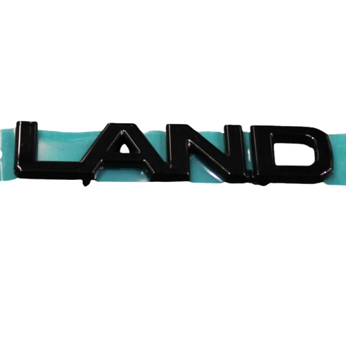 Toyota Tailgate LAND Name Badge for Landcruiser Prado 250 Series 2024-Onwards