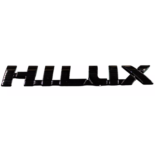 Toyota Hilux Gloss Black Name Badge for Hilux GR Sport 2023-09/2025