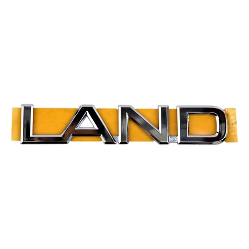 Toyota Tailgate LAND Name Badge for LandCruiser 100 Series 01/1998 - 08/2002