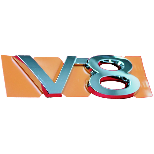 Toyota Tailgate V8 Name Badge for LandCruiser 200 Series