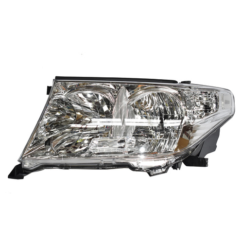 Toyota Headlight Halogen Left Hand Passenger for Landcruiser 200 Series 09/2007-08/2015