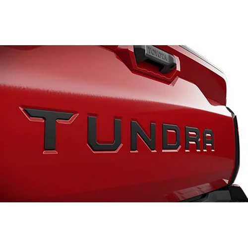 Toyota Tailgate Black Insert Badge For Tundra