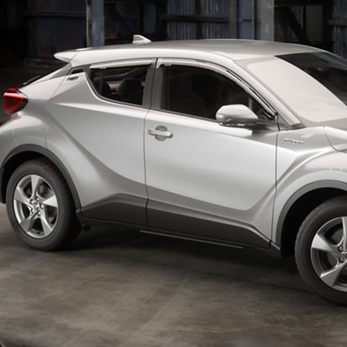 Toyota C-HR Slimline Weathershield Set Of 4 12/2016 - 09/2023