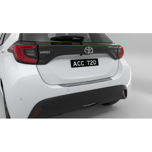 Toyota Yaris Rear Bumper Protection Plate 04/2020-07/2020