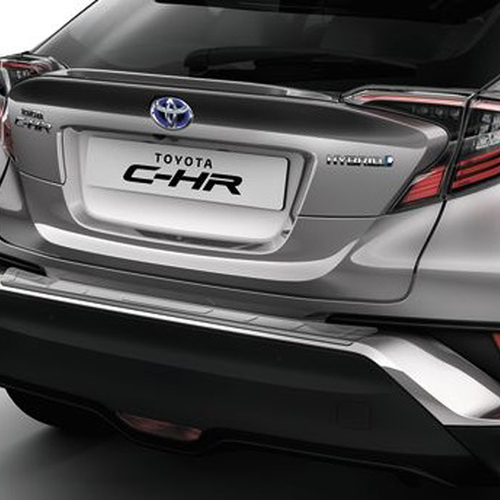 Toyota CHR Stainless Rear Bumper Protection