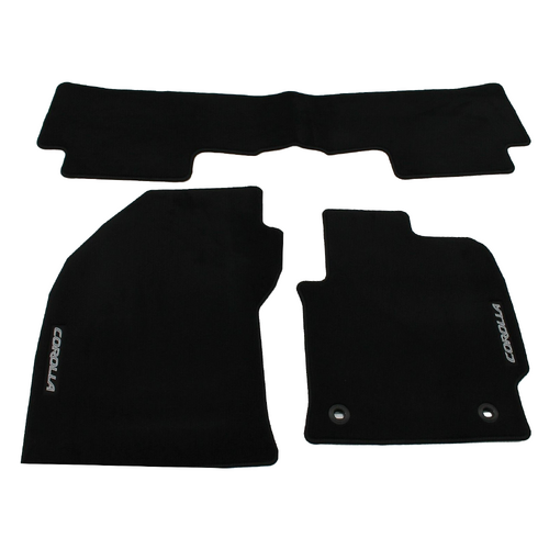 Toyota Corolla Hatch Carpet Floor Mats Front & Rear Set 06/2018 - Onwards
