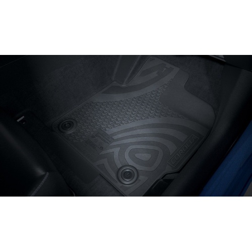 Toyota Corolla Hatch (Manual) Rubber Floor Mats Front & Rear Set 06/2018-06/2021