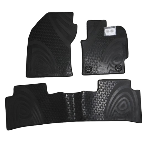 Toyota Corolla Sedan Rubber Floor Mats Front & Rear 2019 - Current