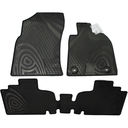 Toyota Camry/Hybrid Rubber Floor Mats Front & Rear Set 09/2017 - Onwards