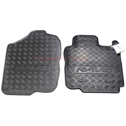 Toyota Rav 4 Front Rubber Floor Mats Set 11/2005 - 11/2012