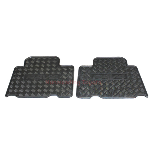 Toyota Rav 4 Rear Rubber Floor Mats Set 11/2005 - 11/2012