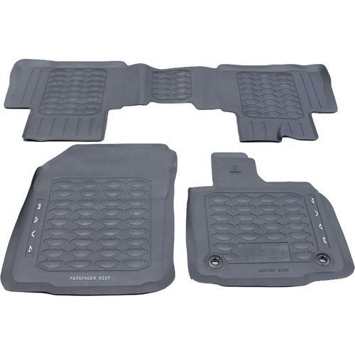 Toyota Rav4 Rubber Floor Mats Front & Rear Set 01/2026 onwards