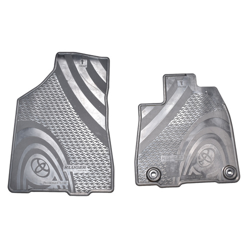 Toyota Kluger Front Rubber Floor Mats Set 12/2013 - 02/2021