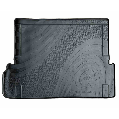 Toyota All Weather Rubber Cargo Mat 7 Seater for Landcruiser Prado 08/2009-05/2024