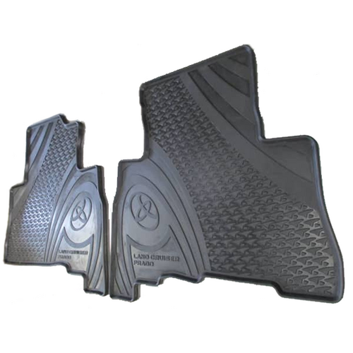 Toyota Landcruiser Prado Rear Rubber Floor Mats Set 08/2009 - 08/2013