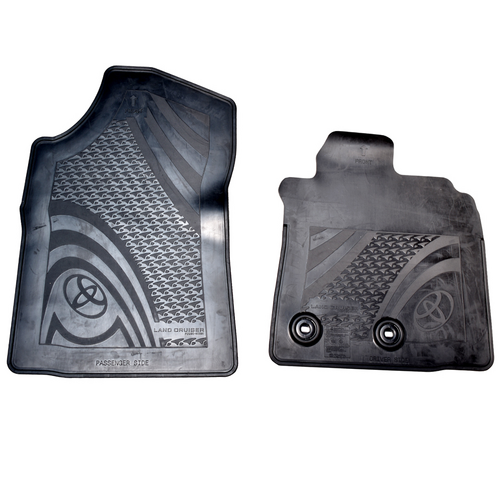 Toyota Front Rubber Floor Mats Set Landcruiser 200 12/2012-01/2021