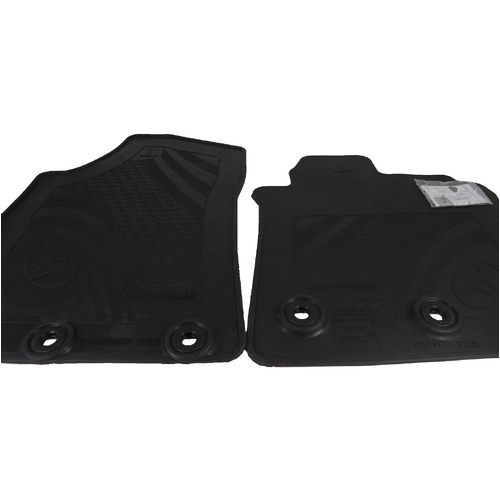 Toyota Landcruiser 200 VX Sahara Front Rubber Floor Mats Set 2012 - 2021