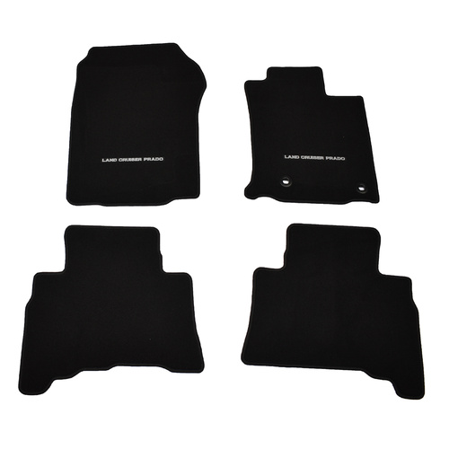 Toyota Landcruiser Prado Carpet Floor Mats Set Manual 08/13 - 06/20