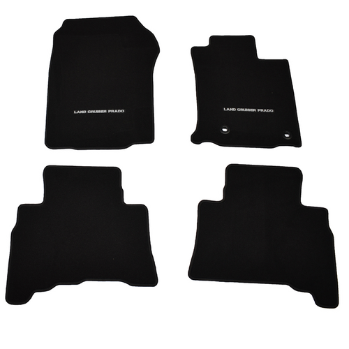 Toyota Landcruiser Prado Carpet Floor Mats Set Manual 08/13 - 06/20