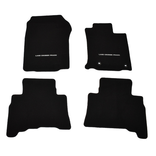 Toyota Landcruiser Prado Carpet Floor Mats Front & Rear Set 8/13 Current