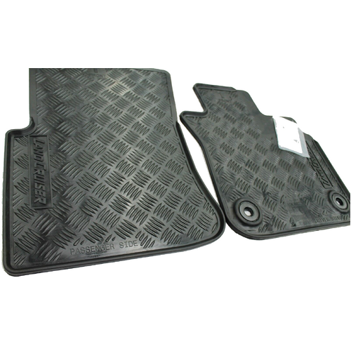 Toyota Landcruiser 70 Front Rubber Floor Mats Set 08/2016 - 06/2020