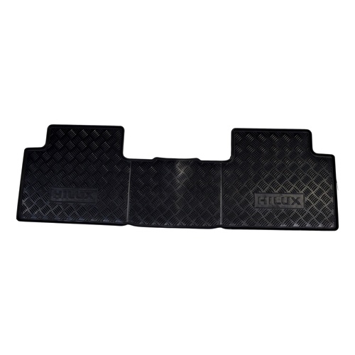 Toyota Hilux Xtra Cab Rear Rubber Floor Mats Set 02/2005 - 07/2015