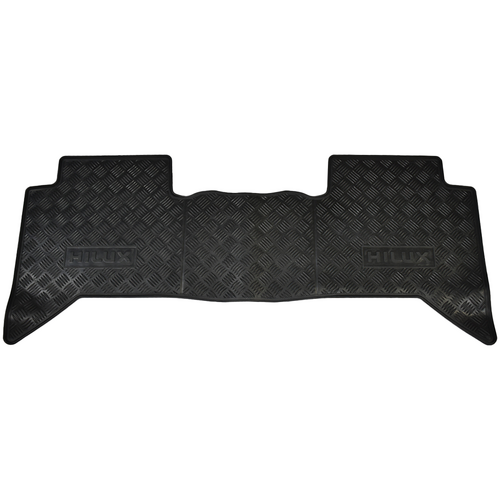 Toyota HiLux Dual Cab Rear Rubber Floor Mat 02/2005 - 07/2015