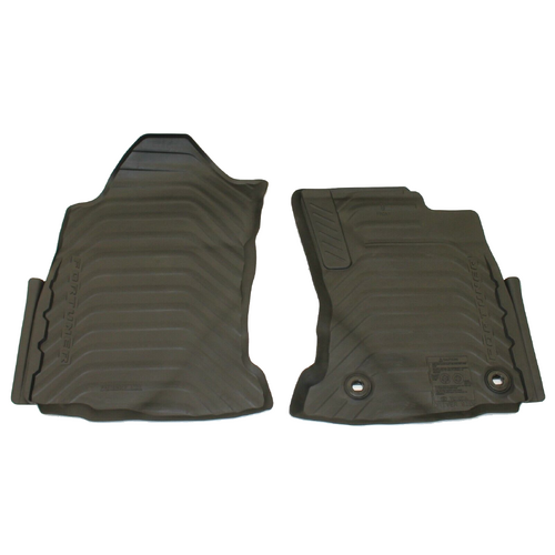 Toyota Fortuner Manual Front Rubber Floor Mats 08/2015 - 05/2018