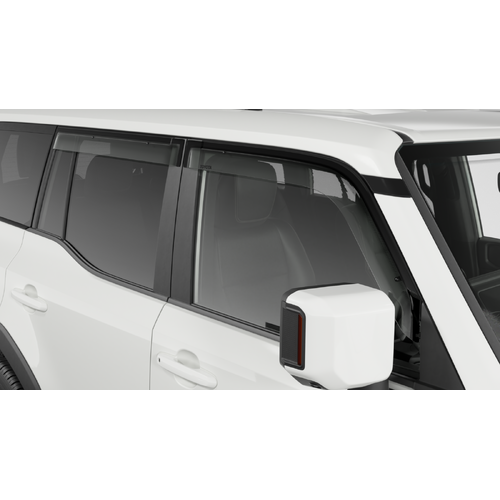 Toyota LandCruiser Prado Slimline Weathershields - Light Tint - 06/2024 Onwards