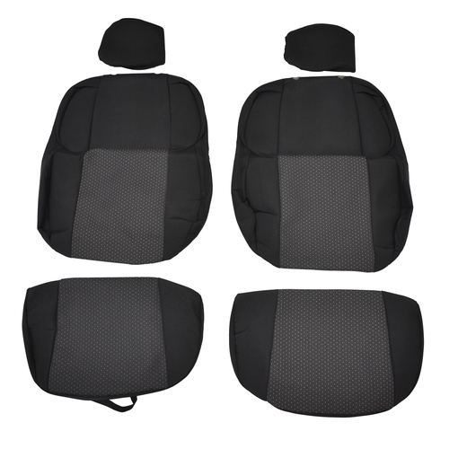 Toyota Corolla Hatch Front Fabric Seat Covers 08/2012 - 05/2018