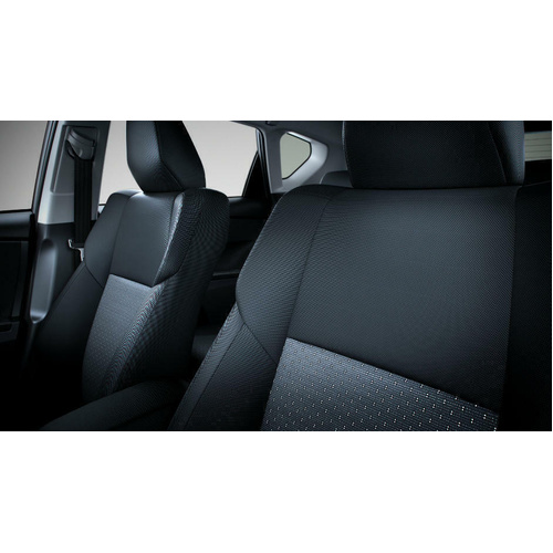 Toyota Corolla Sedan Front Fabric Seat Covers (Petrol & Hybrid Models)