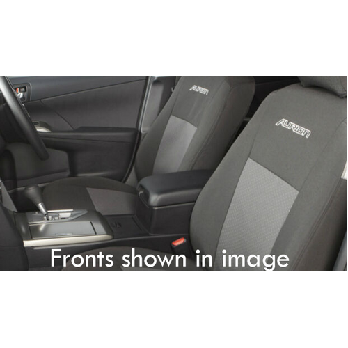 Toyota Camry & Aurion Rear Fabric Seat Covers 11/2011 - 10/2017