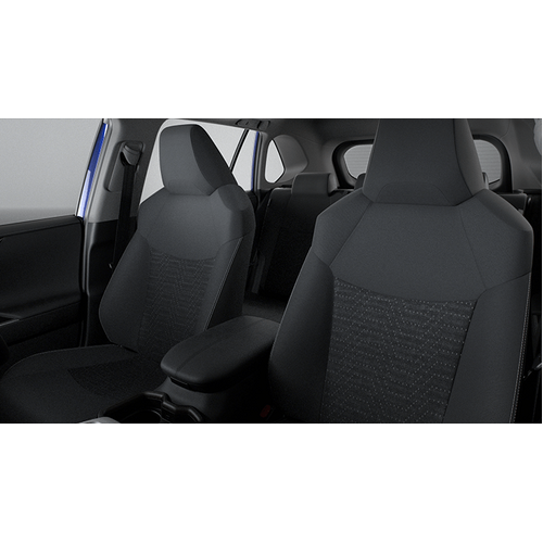 Toyota Rav 4 Hybrid Rear Fabric Seat Covers 12/2018 - Current