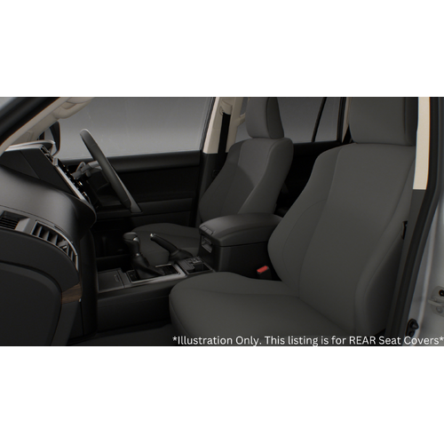 Toyota Land Cruiser Prado Rear Fabric Seat Cover for 7-Seater