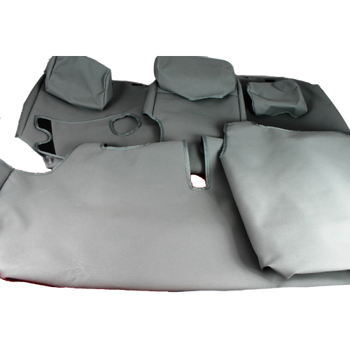 Toyota Land Cruiser Prado Rear Canvas Seat Covers 06/2018 - 05/2021