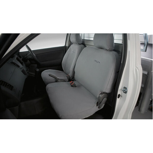Toyota Hilux Canvas Front Seat Covers Bench 60/40 Split Bucket 