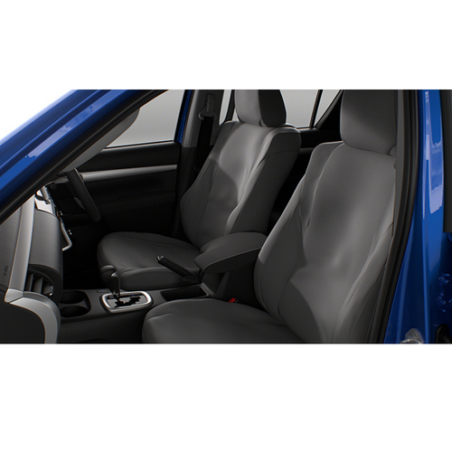 Toyota Front Fabric Seat Covers for Hilux Dual Cab SR SR5 07/2015-08/2025