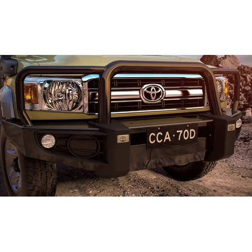 Toyota Steel Bull Bar Winch Compatible - Single Cab/Double Cab