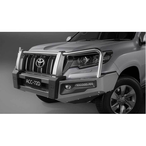Toyota Land Cruiser Prado Polished Alloy Bull Bar 08/2017  - Current
