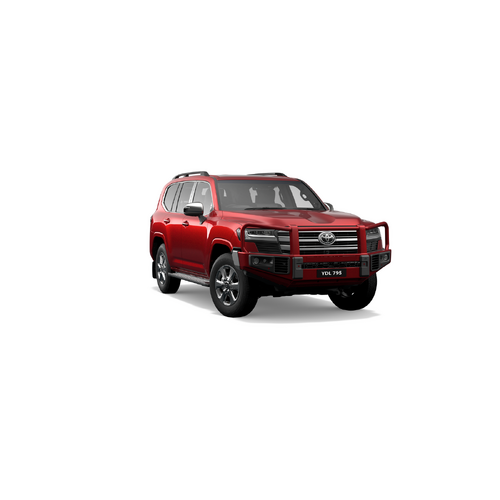 Toyota Merlot Red Steel Bullbar Land Cruiser 300 Series 07/2021 Onwards