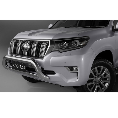 Toyota Nudge Bar Polished for Landcruiser Prado VX Kakadu 08/2020-05/2024