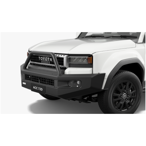 Toyota Steel Bull Bar Commercial Semi Hooped for LandCruiser Prado 06/2024-Onwards