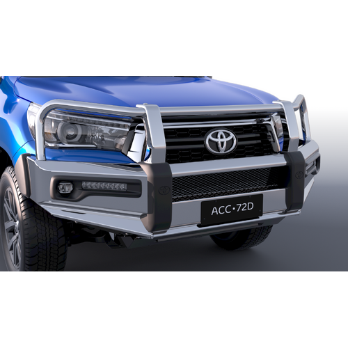 Toyota Hilux Dual & Extra Cab Alloy Bull Bar 8/2015 - 04/2020