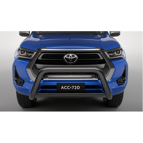 Toyota Hilux Black Nudge Bar 2021 - Onwards 