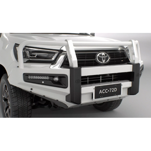 Toyota Hilux Glacier White Steel Bullbar For Premium Wide Body 2022 >