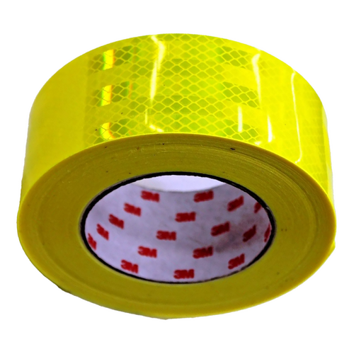 Toyota Reflective High Vis Tape Fluro Yellow 15M Roll Safety Mining Industry Spec