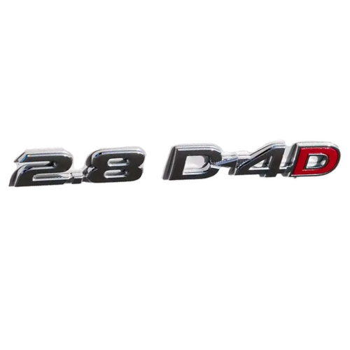 Toyota "2.8 D-4D" Guard Engine Badge - Hilux 2015 - 2023