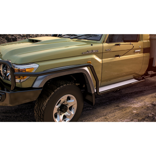 Toyota Front Side Rails Pair For Landcruiser 70 Single Cab WorkMate 08/2016-08/2023