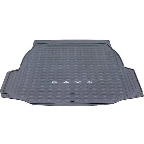 Toyota Rubber Cargo Mat Molded Boot Liner Rav4 with Temporary Spare Wheel 01/2026-on